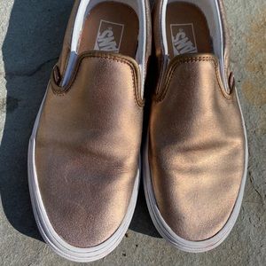 Vans Slide On.  Copper